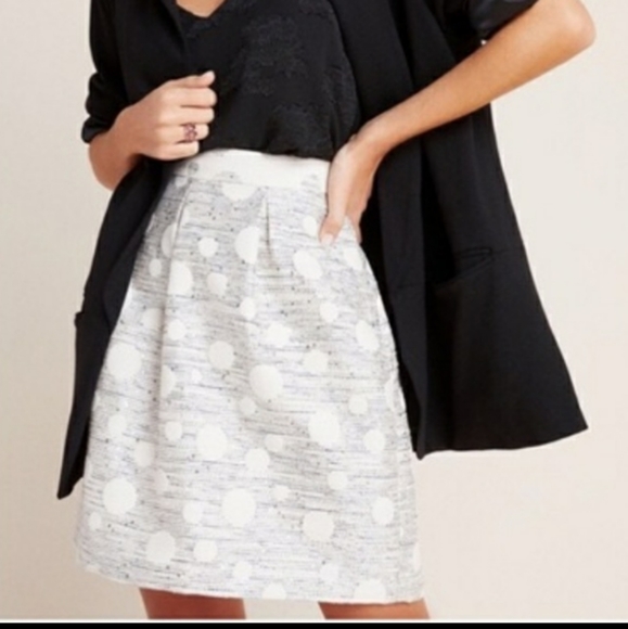Anthropologie Dresses & Skirts - Anthropologie Maeve Anya Dotted Jacquard Skirt NWT